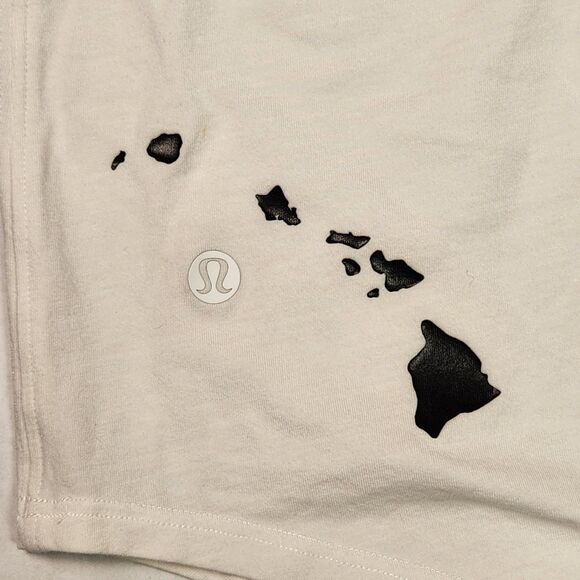 LULULEMON Bright White Lightweight Cotton Racerback Layering Loose Top Sz 4 - Picture 6 of 6